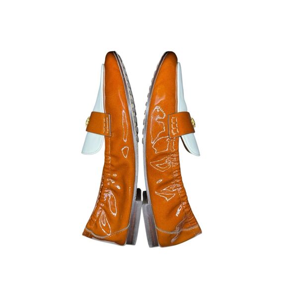 Tory Burch Ballet Loafer Bright Cuoio / Pearl Spongy- size 9 - Picture 6 of 8